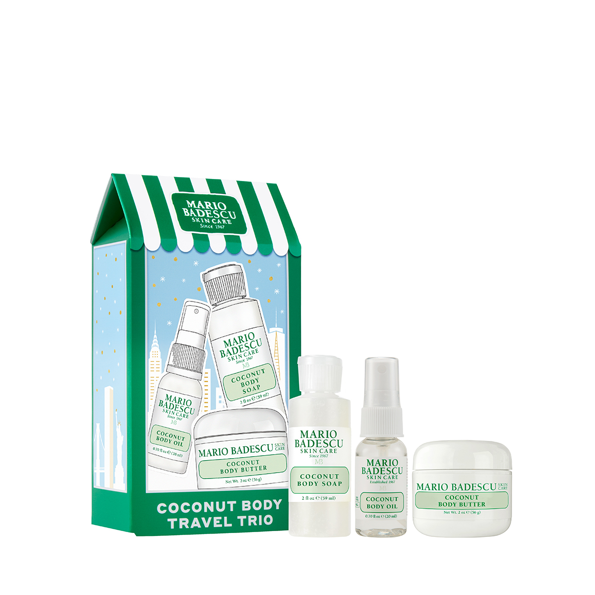 Coconut Body Travel Trio