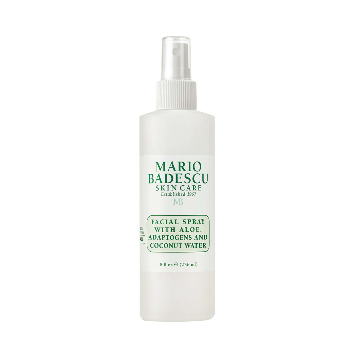 Facial Spray w/ Aloe, Adaptogens & Coconut Water 236 ml