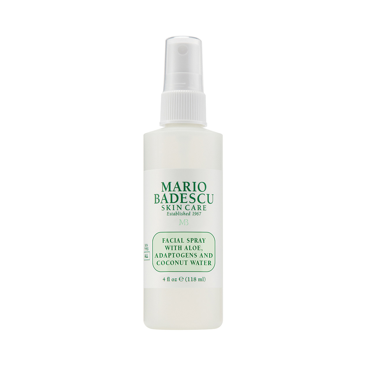 TESTER Facial Spray w/ Aloe, Adaptogens & Coconut Water 118 ml