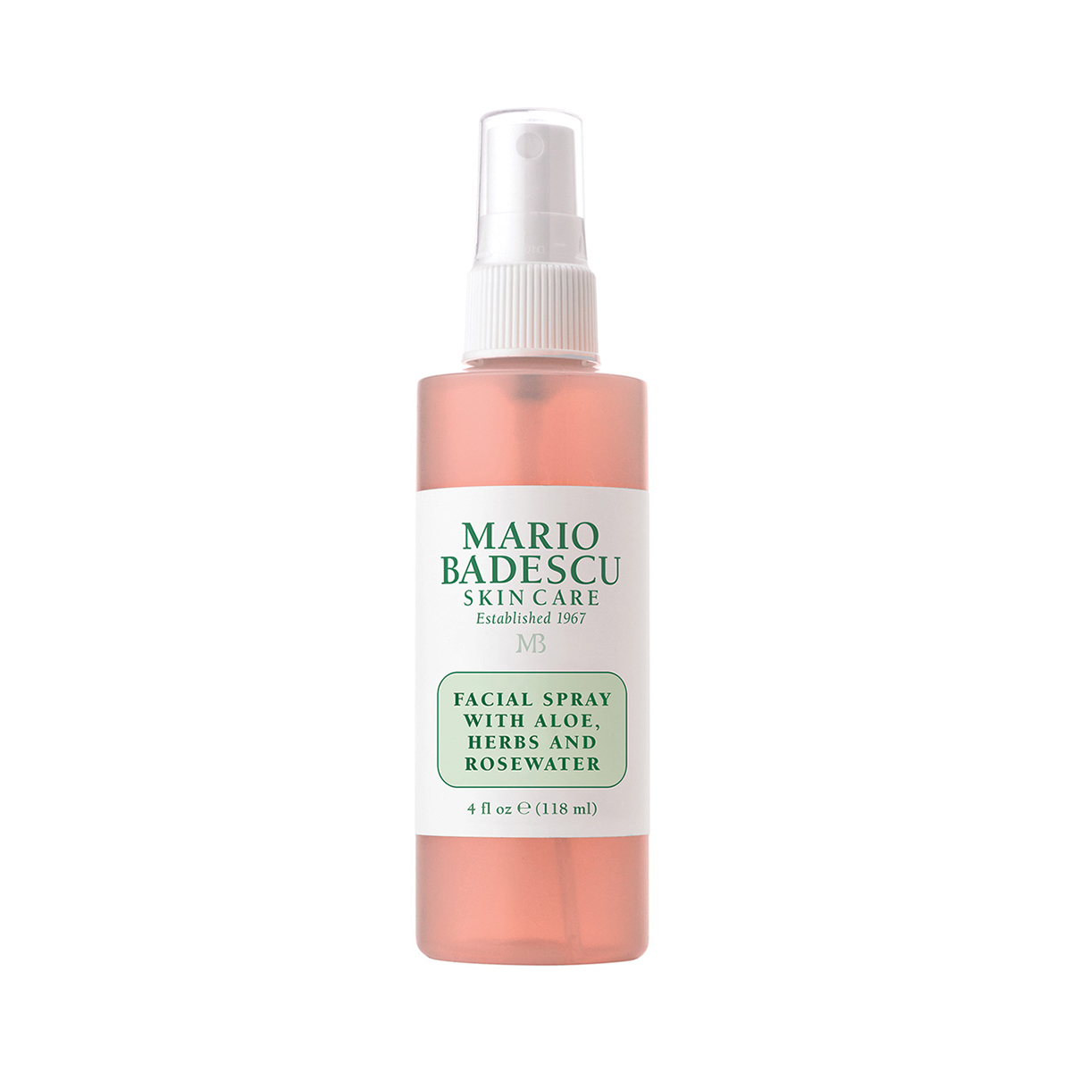 Facial Spray w/ Aloe, Herbs & Rosewater 118 ml